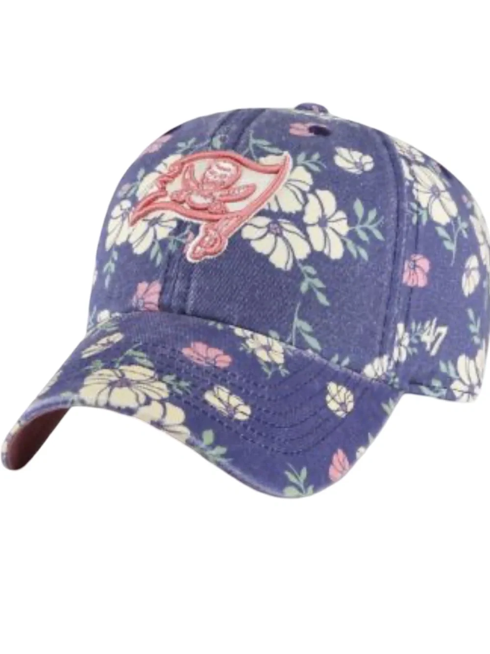 NWT 47 Brand Tampa Bay Buccaneers Primrose Clean Up Adjustable Cotton Cap/Hat